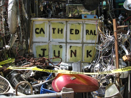 The Cathedral of Junk's sign
