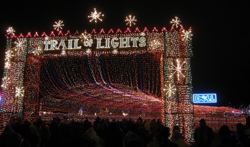 Trail of Lights entrance tunnel